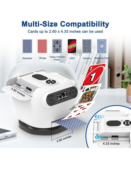 Barajador y Repartidor Automático QUEENLINK 2025 360 Barajador y Repartidor Automático QUEENLINK 2025 360