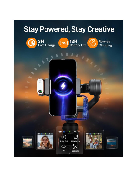 Estabilizador de Cardán Hohem iSteady M7 para Smartphone Estabilizador de Cardán Hohem iSteady M7 para Smartphone