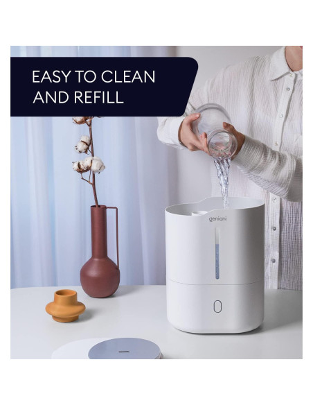 Humidificador Geniani Huron 4L Blanco para Dormitorio Humidificador Geniani Huron 4L Blanco para Dormitorio