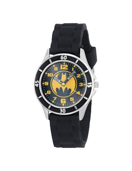 Reloj Analógico de Cuarzo Accutime Kids Batman Negro Amarillo Reloj Analógico de Cuarzo Accutime Kids Batman Negro Amarillo