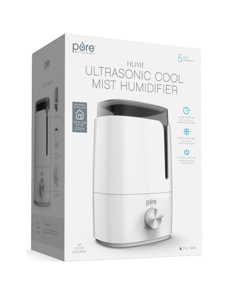 Humidificador ultrasónico Pure Enrichment HUME 3.5L silencioso Humidificador ultrasónico Pure Enrichment HUME 3.5L silencioso