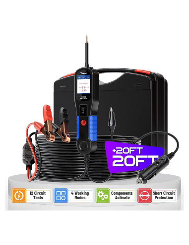 Kit de Prueba de Circuito VDIAGTOOL V200 12V 24V 40FT