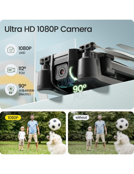 Drone Plegable Holy Stone HS440 con Cámara 1080P WiFi