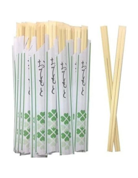Palillos de Madera Desechables Happy Sales 40 pares 20 cm Palillos de Madera Desechables Happy Sales 40 pares 20 cm