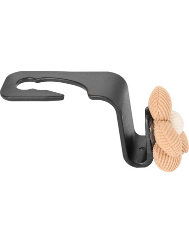 Ganchos para Reposacabezas de Coche KHGUZ Beige/Blanco 4Pcs