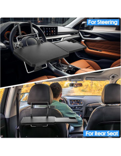 Bandeja de Volante Datanly 2 en 1 para Coche y SUV 2