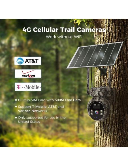 Cámara de Seguridad Hiseeu 4G Solar 2K Inalámbrica Exterior Cámara de Seguridad Hiseeu 4G Solar 2K Inalámbrica Exterior