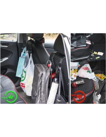 Ganchos Mágicos para Reposacabezas Heroway, 4 Piezas Ganchos Mágicos para Reposacabezas Heroway, 4 Piezas