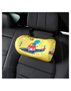 Cojín de Reposacabezas Ajustable Kwak Dinosaurio Amarillo