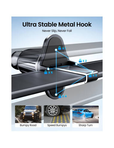 Soporte de Coche MagSafe REEVAA Ajustable 360 para iPhone