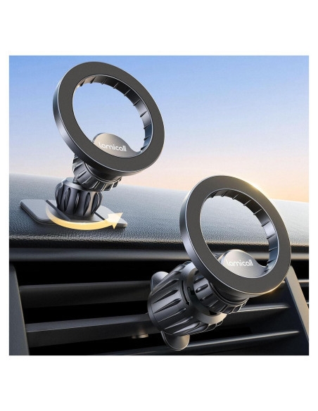 Soporte para coche Lamicall MagSafe 2024 - Negro Soporte para coche Lamicall MagSafe 2024 - Negro