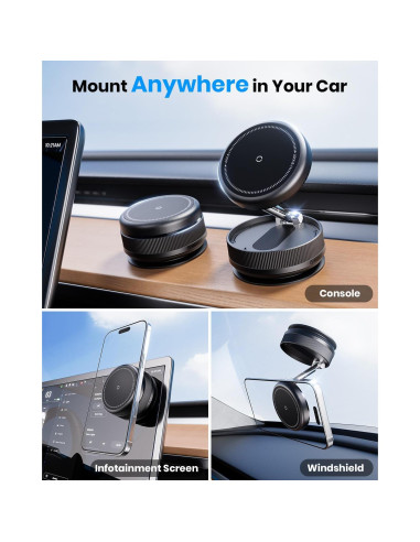 Soporte Magnético para Teléfono MiiKARE 360 Ajustable