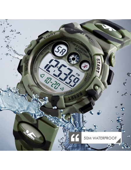 Reloj Digital Deportivo CakCity para Niños 5-10 Años Impermeable Reloj Digital Deportivo CakCity para Niños 5-10 Años Impermeable