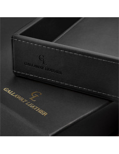 Bandeja de Valet de Cuero GALLAWAY para Hombres - Negro 2