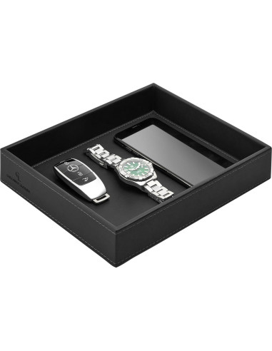 Bandeja de Valet de Cuero GALLAWAY para Hombres - Negro