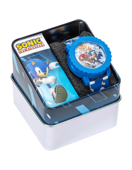 Reloj Digital Sonic The Hedgehog para Niños - LED Intermitente, Correa Ajustable Reloj Digital Sonic The Hedgehog para Niños - LED Intermitente, Correa Ajustable