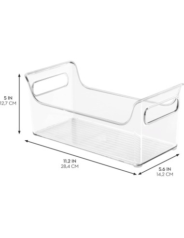 Organizador de Condimentos iDesign Set de 4 Transparente