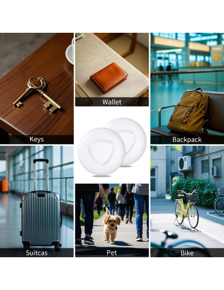 Rastreador Bluetooth Inteligente Dohome Air Tags 2 Unidades Rastreador Bluetooth Inteligente Dohome Air Tags 2 Unidades