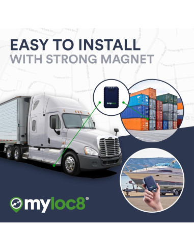 Localizador GPS MyLoc8 Ultra 4G LTE impermeable para vehículos