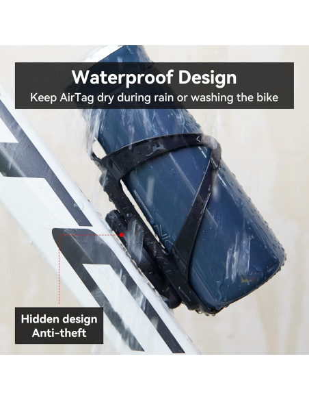 Soporte Oculto para AirTag DLENP Bicicleta Impermeable Soporte Oculto para AirTag DLENP Bicicleta Impermeable
