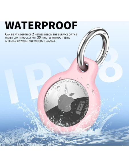 Inesore 4 Fundas Protectores para AirTag Impermeables Inesore 4 Fundas Protectores para AirTag Impermeables