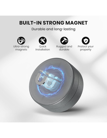 Paquete de 4 Soportes Magnéticos Ariko para Air Tag - Impermeables Paquete de 4 Soportes Magnéticos Ariko para Air Tag - Impermeables