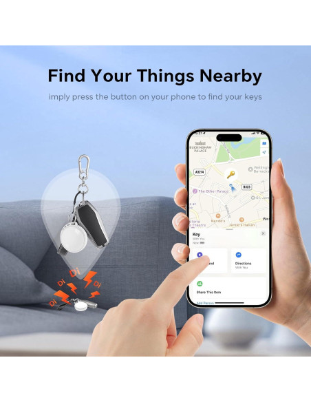 Paquete de 2 Etiquetas de Rastreo Votlik Bluetooth iOS Paquete de 2 Etiquetas de Rastreo Votlik Bluetooth iOS