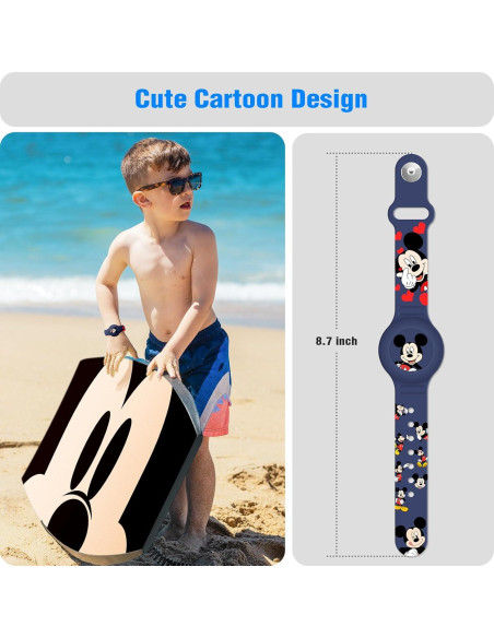 Pulsera Impermeable ZHOC para AirTag Niños - Azul Pulsera Impermeable ZHOC para AirTag Niños - Azul