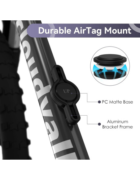 Soporte para bicicleta CloudValley para AirTag, impermeable Soporte para bicicleta CloudValley para AirTag, impermeable