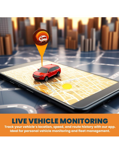 Rastreador GPS 4G Trackhawk OBD-II para Vehículos