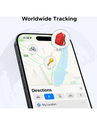 Etiqueta Inteligente UGREEN Finder Slim para iOS - Localizador Bluetooth