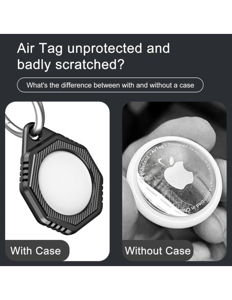 Estuche de llavero CCSmall para Apple AirTag - 2 unidades Estuche de llavero CCSmall para Apple AirTag - 2 unidades