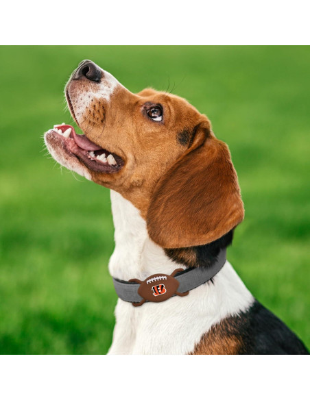 Soporte para Apple Air Tag NFL Bengals para perros Soporte para Apple Air Tag NFL Bengals para perros