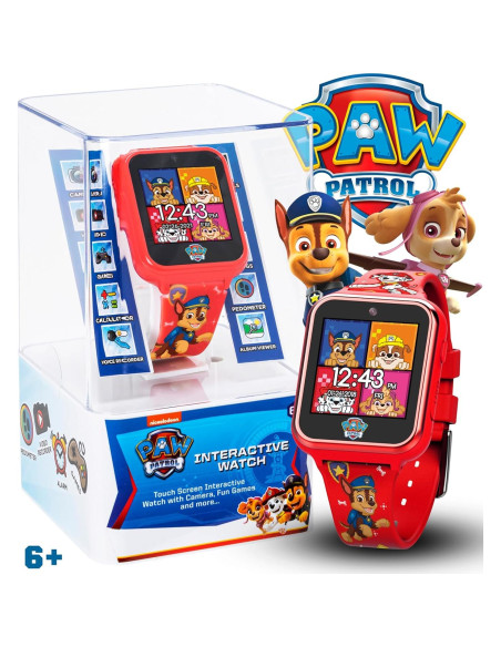 Reloj Inteligente Paw Patrol Accutime Rojo con Cámara Reloj Inteligente Paw Patrol Accutime Rojo con Cámara