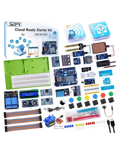 Kit de Inicio GeeekPi UNO R4 WiFi Bluetooth IoT 0.94kg