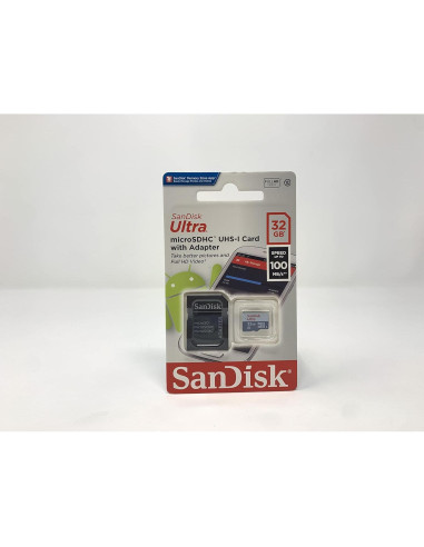 Tarjeta de Memoria Micro SDHC SanDisk Ultra 32GB Clase 10
