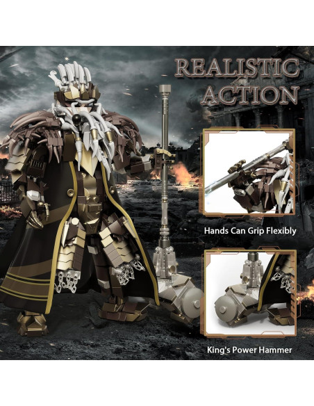 Juego de Bloques de Construcción Rey Enano Mech 1238 Piezas Juego de Bloques de Construcción Rey Enano Mech 1238 Piezas