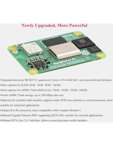 Kit Módulo de Cálculo 5 UeeKKoo CM5102016 Inalámbrico 2GB RAM Kit Módulo de Cálculo 5 UeeKKoo CM5102016 Inalámbrico 2GB RAM