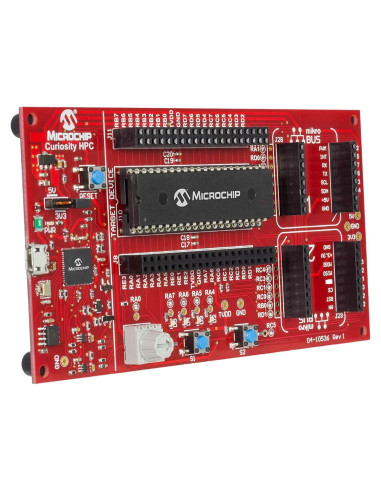 Placa de Desarrollo Curiosidad Microchip DM164136 8 bits