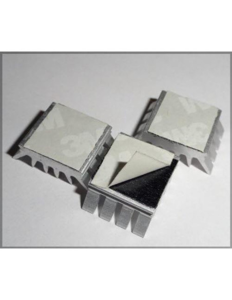 Juego de 2 Disipadores de Aluminio LinuxFreak para Raspberry Pi Juego de 2 Disipadores de Aluminio LinuxFreak para Raspberry Pi
