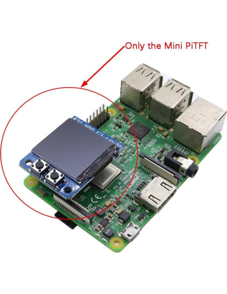 Mini PiTFT 1.3" Pantalla LCD 240x240 para Raspberry Pi Mini PiTFT 1.3" Pantalla LCD 240x240 para Raspberry Pi