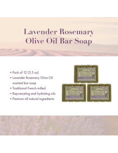 Jabón de Barra A LA MAISON Aceite de Oliva y Lavanda 99g 2