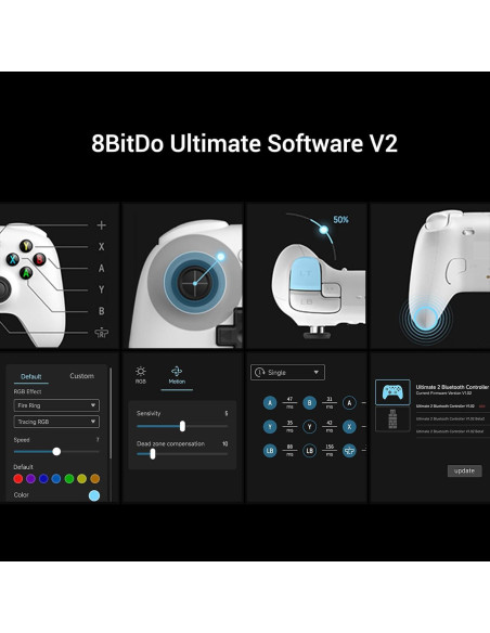 Controlador Inalámbrico 8BitDo Ultimate Negro para PC y Android Controlador Inalámbrico 8BitDo Ultimate Negro para PC y Android
