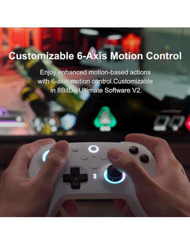 Controlador Inalámbrico 8BitDo Ultimate Negro para PC y Android