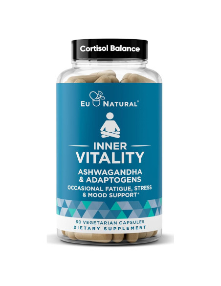 Suplemento de Cortisol Vitality - 60 Cápsulas Veganas Suplemento de Cortisol Vitality - 60 Cápsulas Veganas