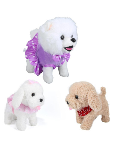 Perro Robot Interactivo GOBRILLFUN con Control Remoto 23cm