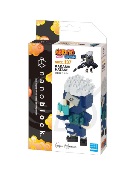 Nanoblock Kakashi Hatake Naruto Shippuden 180 Piezas 7.49cm Nanoblock Kakashi Hatake Naruto Shippuden 180 Piezas 7.49cm