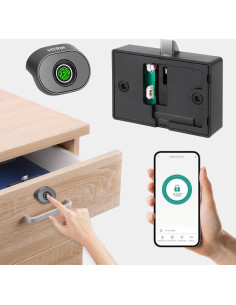 Cerradura de gabinete MYPIN con huella dactilar Bluetooth 2