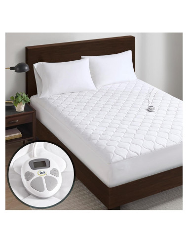 Almohadilla Térmica Serta Twin XL - 10 Niveles Calor, Lavable