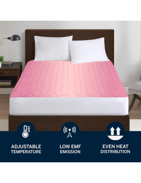 Almohadilla Térmica Serta Twin XL - 10 Niveles Calor, Lavable Almohadilla Térmica Serta Twin XL - 10 Niveles Calor, Lavable